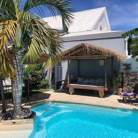 Apartamento studio indépendant dans propriété avec piscine et wifi Saint-Gilles-les-Bains Exterior foto