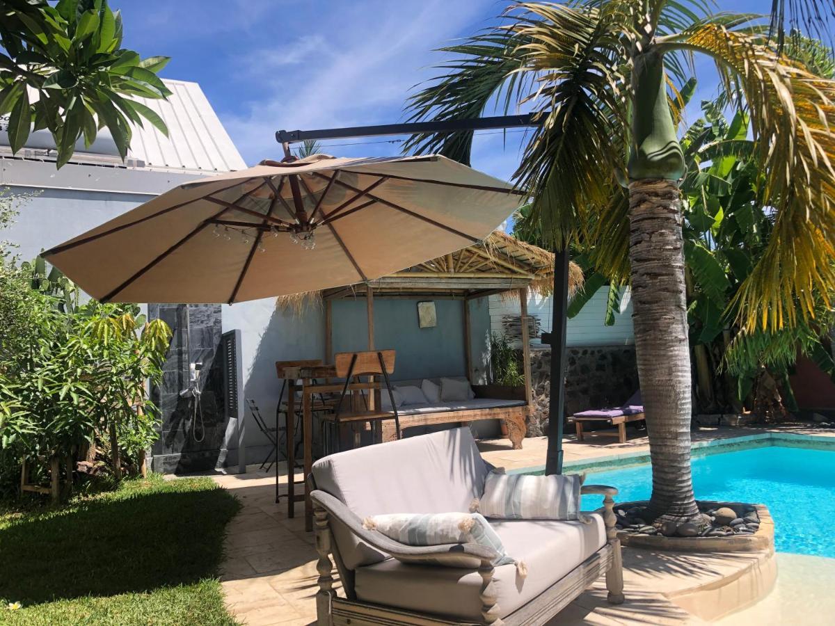 Apartamento studio indépendant dans propriété avec piscine et wifi Saint-Gilles-les-Bains Exterior foto